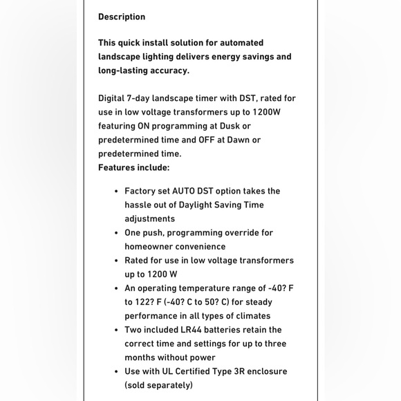 Digital Landscape Timer - Picture 8 of 9
